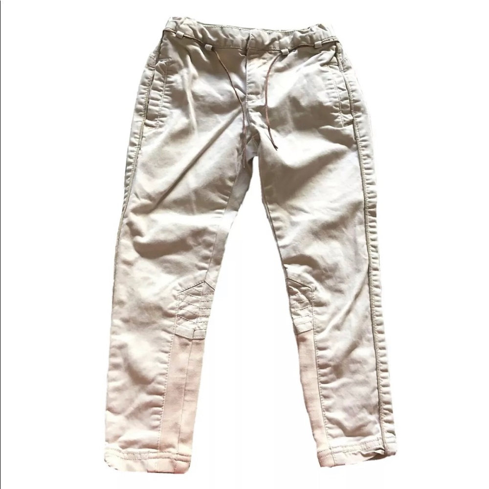 Zara skinny khaki stretch pants adjustable waist